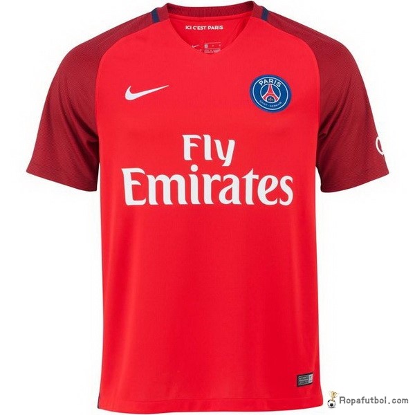 Tailandia Camiseta Paris Saint Germain Replica Segunda Ropa 2016/17 Rojo